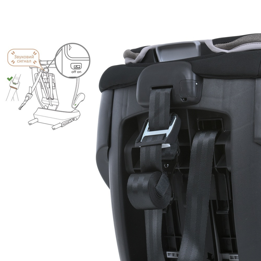 Автокрісло El Camino I-CON (0-36кг) (ME 1117 melange mocca) - зображення 9