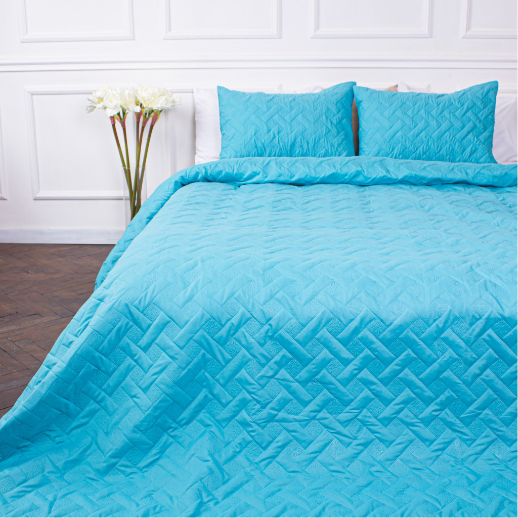 Покривало MirSon набір Deep Line №7102 Capri Breeze 180х210 + 2 наволочки 50х70 (2200005623640) - зображення 4