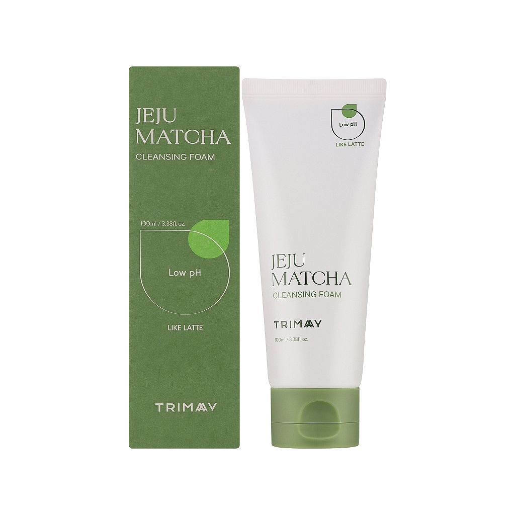 Пінка для вмивання Trimay Jeju Matcha Low Ph Cleansing Foam 100 мл (8809822541058) - изображение 2