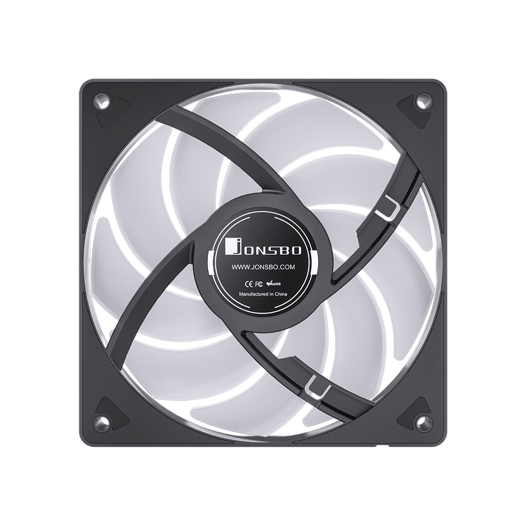 Кулер до корпусу JONSBO SL-120B Black - зображення 9