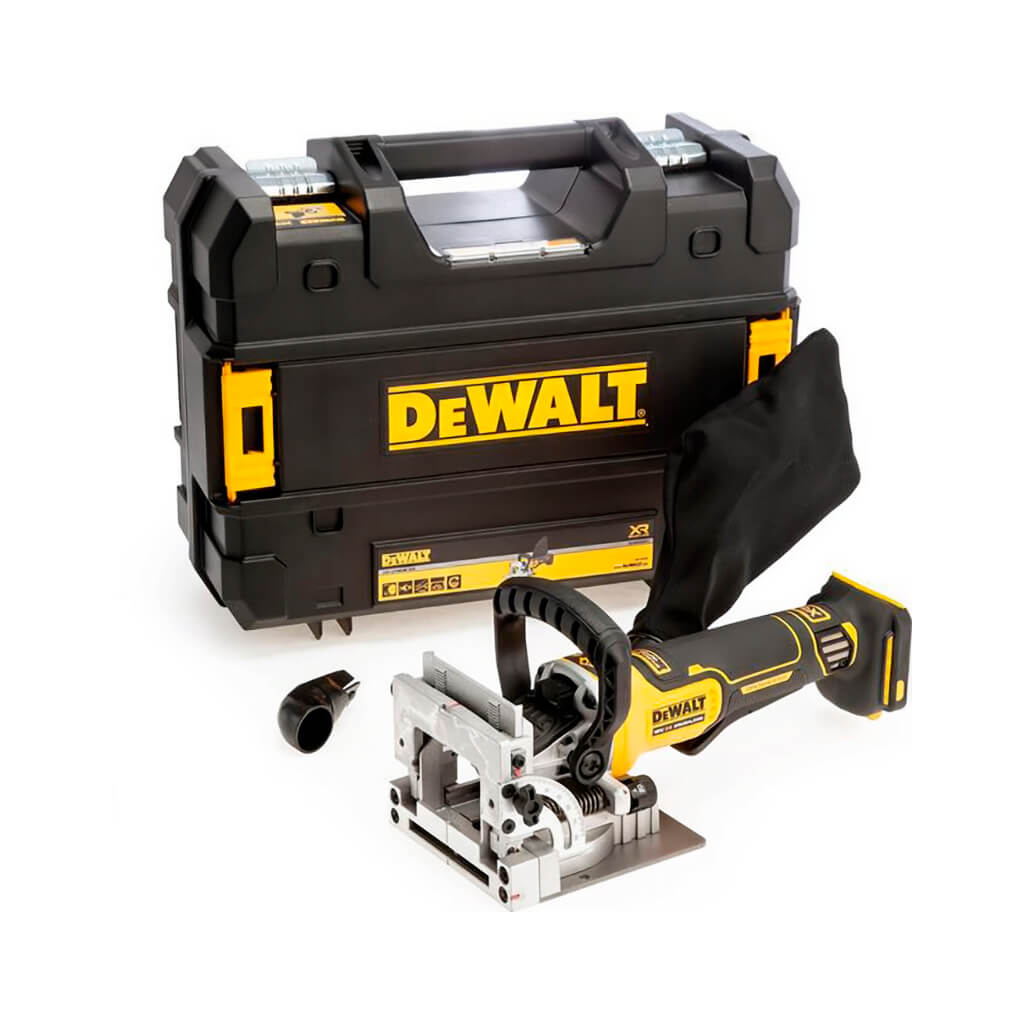 Фрезер DeWALT ламельний, XR Li-Ion 18 В, 8000 об/хв, фрези 102 мм, TSTAK (без АКБ та ЗП) (DCW682NT) - изображение 1