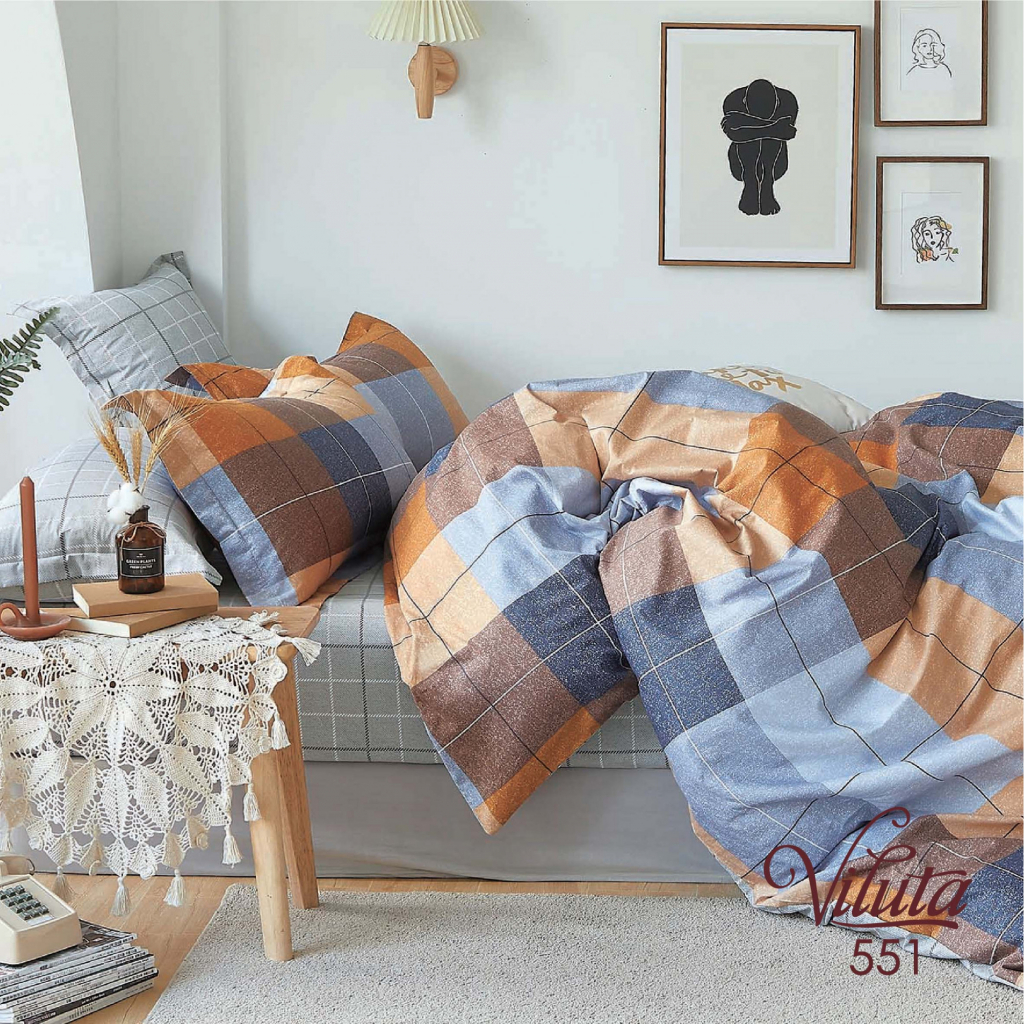 Постільна білизна Viluta 551 Сатин Твіл сімейна (551 sm) - зображення 1