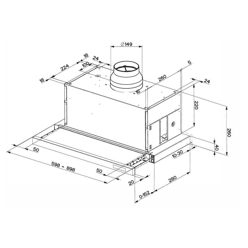 Витяжка кухонна Faber Maxima Ng Touch Ev8 Led X A90 (315.0635.147) - зображення 3
