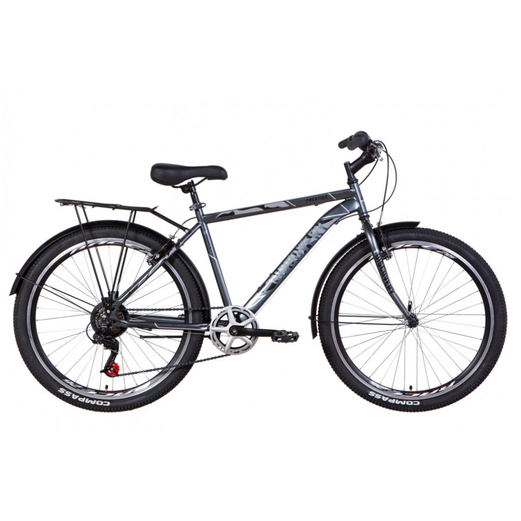 Велосипед Discovery 26" PRESTIGE MAN Vbr рама-18" 2021 Anthracite (OPS-DIS-26-357) - зображення 1