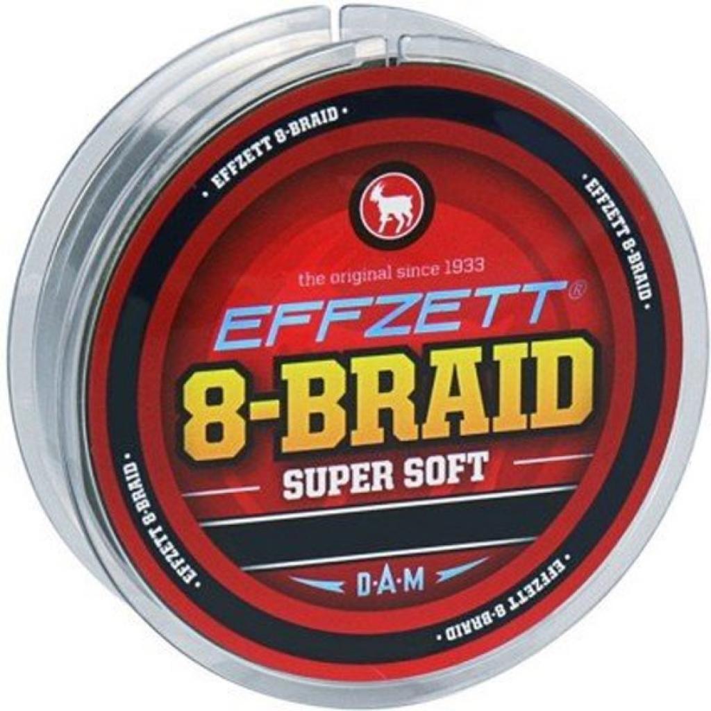 Шнур DAM Effzett 8-BRAID 125м 0,20мм 18,1кг/40Lb (moss green) (52660) - зображення 1