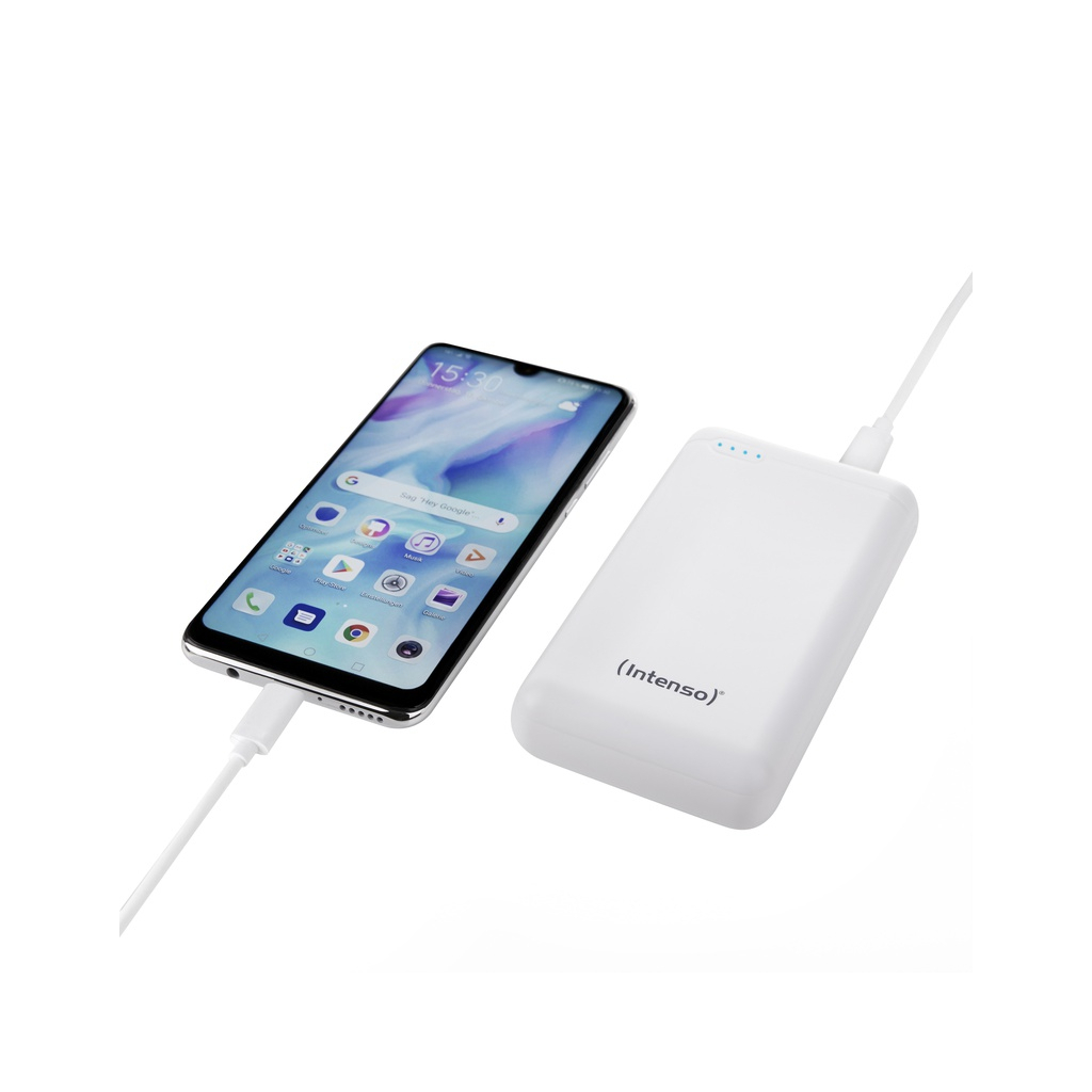 Батарея універсальна Intenso XS20000 20000mAh, USB Type-C USB-A, 5V, 3.1A, white (7313552) - зображення 4