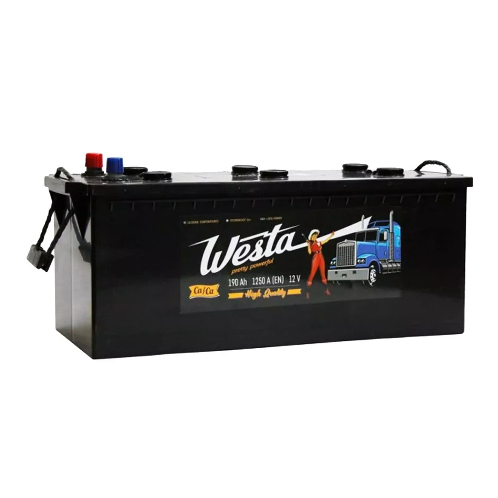 Акумулятор автомобільний Westa 6CT-190 А (3) Pretty Powerful - зображення 1