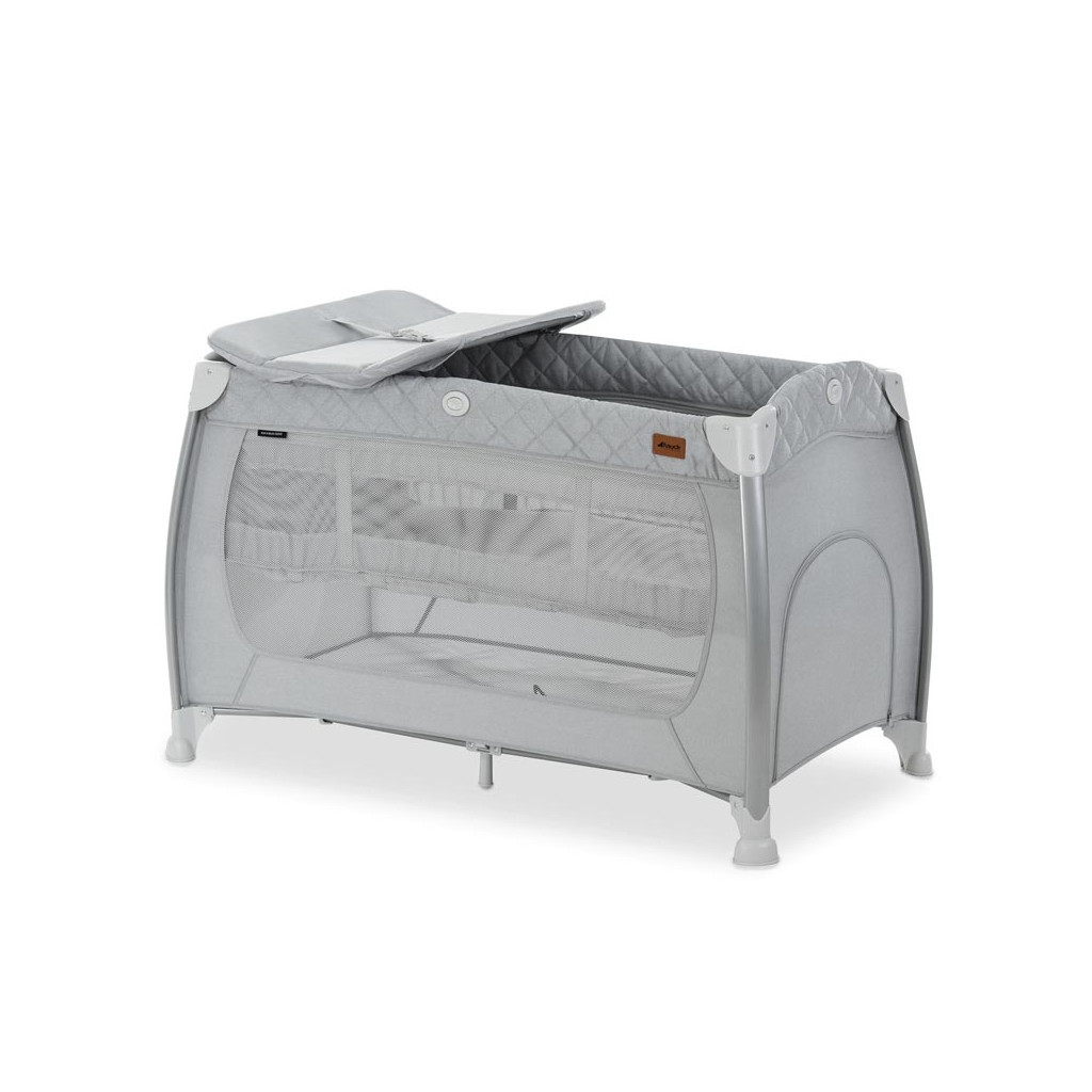 Дитячий манеж Hauck Play N Relax Quilted Grey (60011-5) - изображение 1