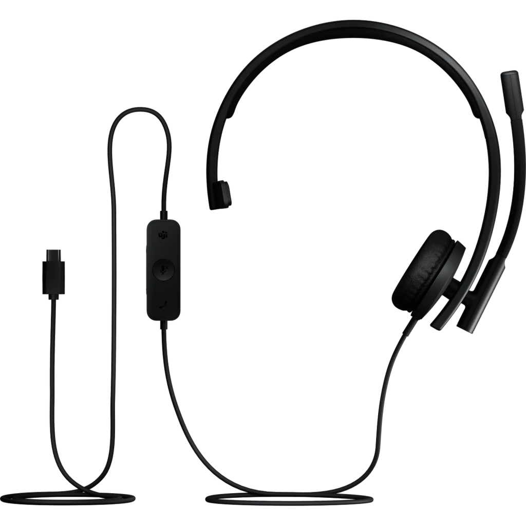 Навушники Logitech H570e Corded for Business Mono Teams USB-C Black (981-001427) - зображення 5