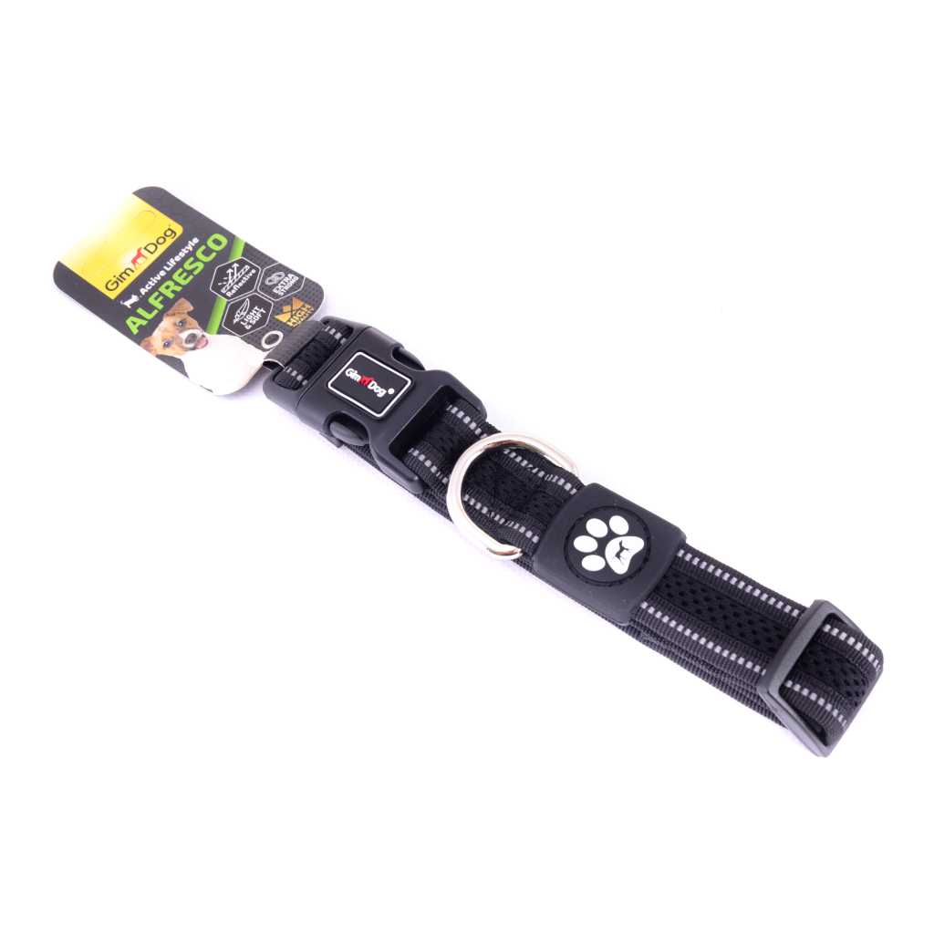 Нашийник для тварин GimDog Alfresco неопрен 35-51 см/25 мм чорний (8009632059464) - зображення 2