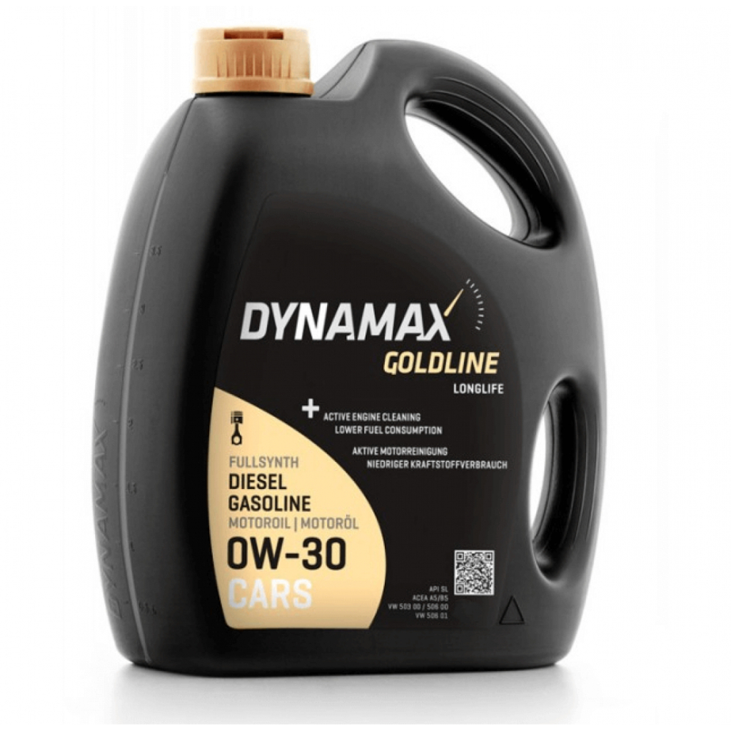 Моторна олива DYNAMAX GOLDLINE LONGLIFE 0W30 5л (502114) - зображення 1