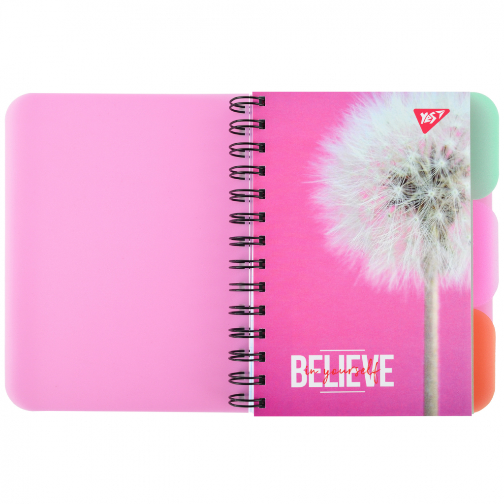 Блокнот Yes В6 Believe in yourself 144 аркуша пластикова обкладинка (681986) - зображення 1