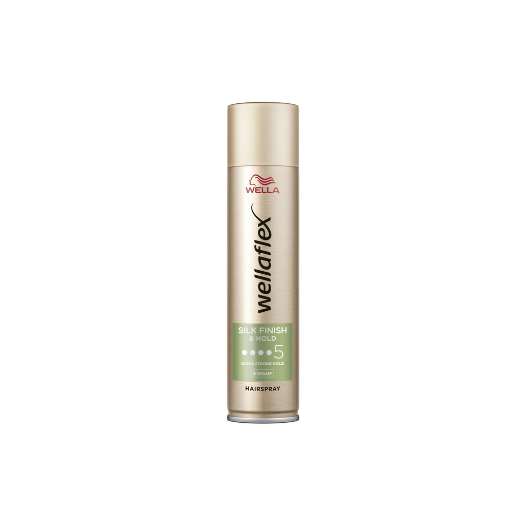 Лак для волосся WellaFlex Silk Finish & Hold 5 Ultra Strong Hold 400 мл (4056800706198) - зображення 1