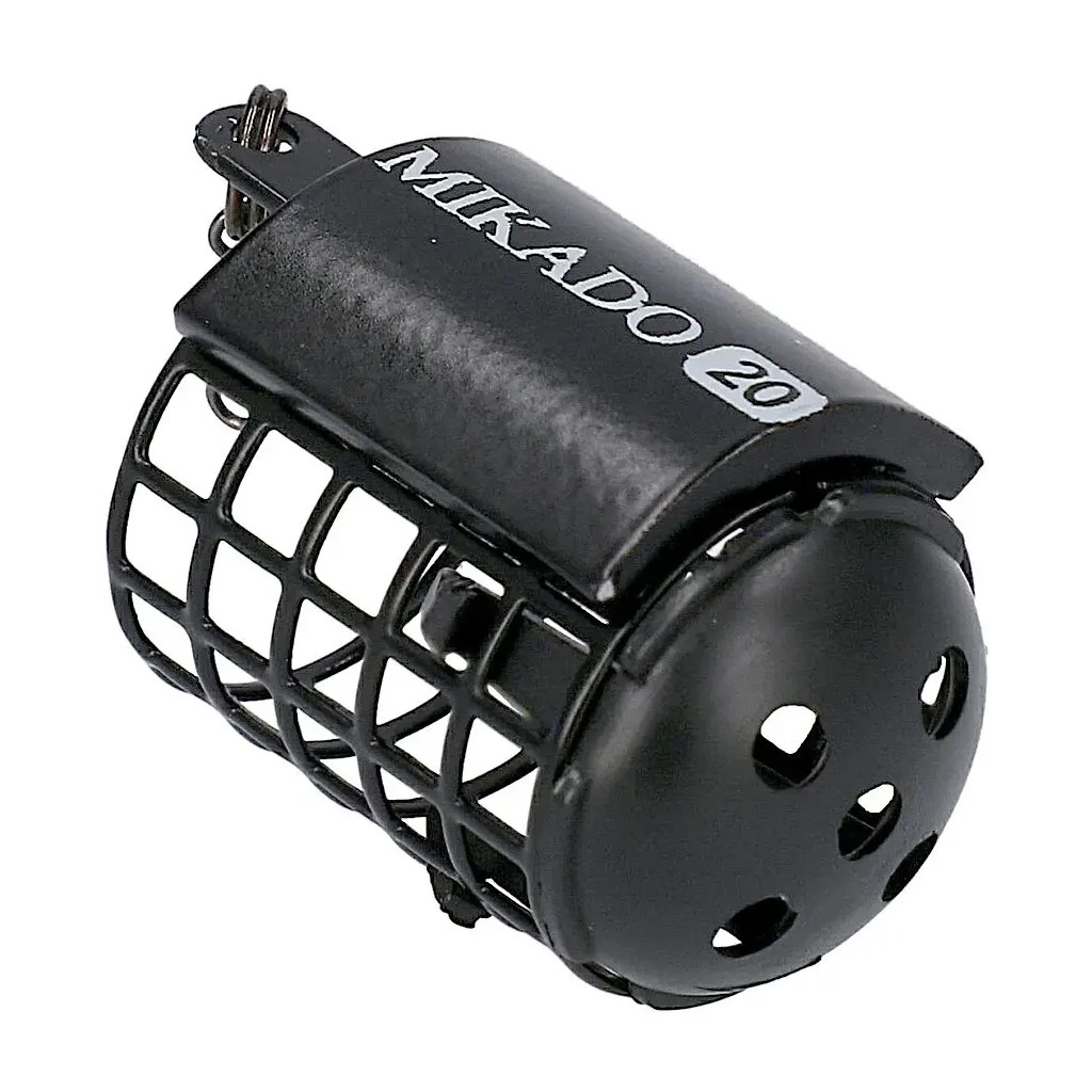 Годівниця Mikado Feeder Round 25х30 мм Bottom 20 г Black (AMKZ-07-20-B) - зображення 1