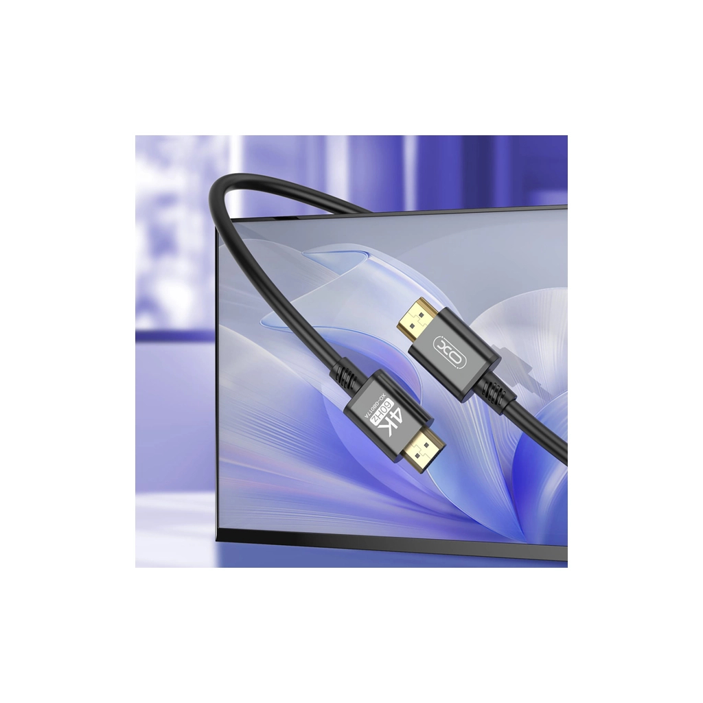 Кабель мультимедійний HDMI M to HDMI M 3.0m V2.0 black XO (GB017A-HDMI.tranish) - изображение 6