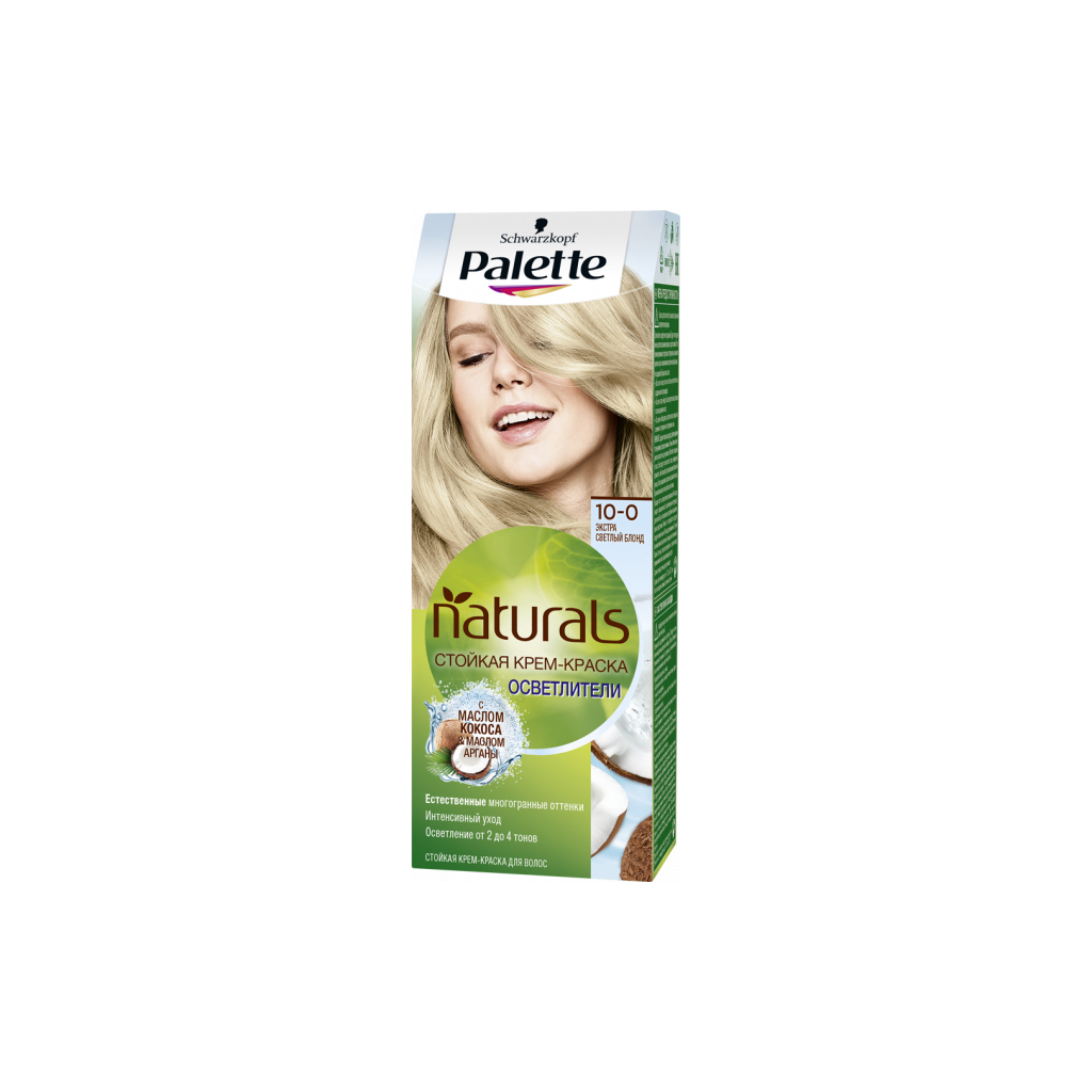 Фарба для волосся Palette Naturals 10-0 Екстрасвітлий Блонд 110 мл (4015100310214) - зображення 1