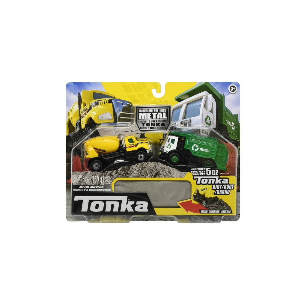 Спецтехніка Tonka Сміттєвоз і Бетономішалка з піском (6652248) - зображення 1