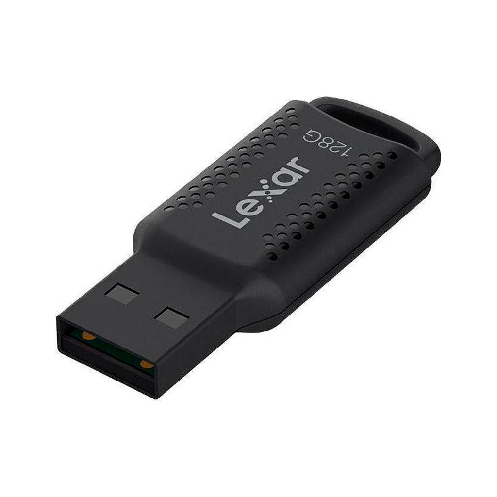 USB флеш накопичувач Lexar 128GB JumpDrive V400 Black USB 3.0 (LJDV400128G-BNBNG) - зображення 1