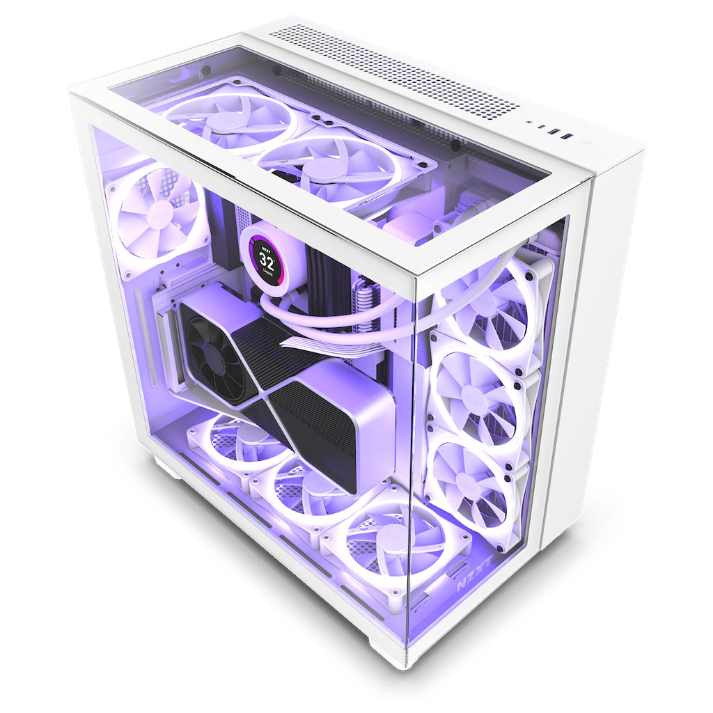 Корпус NZXT H9 Elite Edition White (CM-H91EW-01) - зображення 1