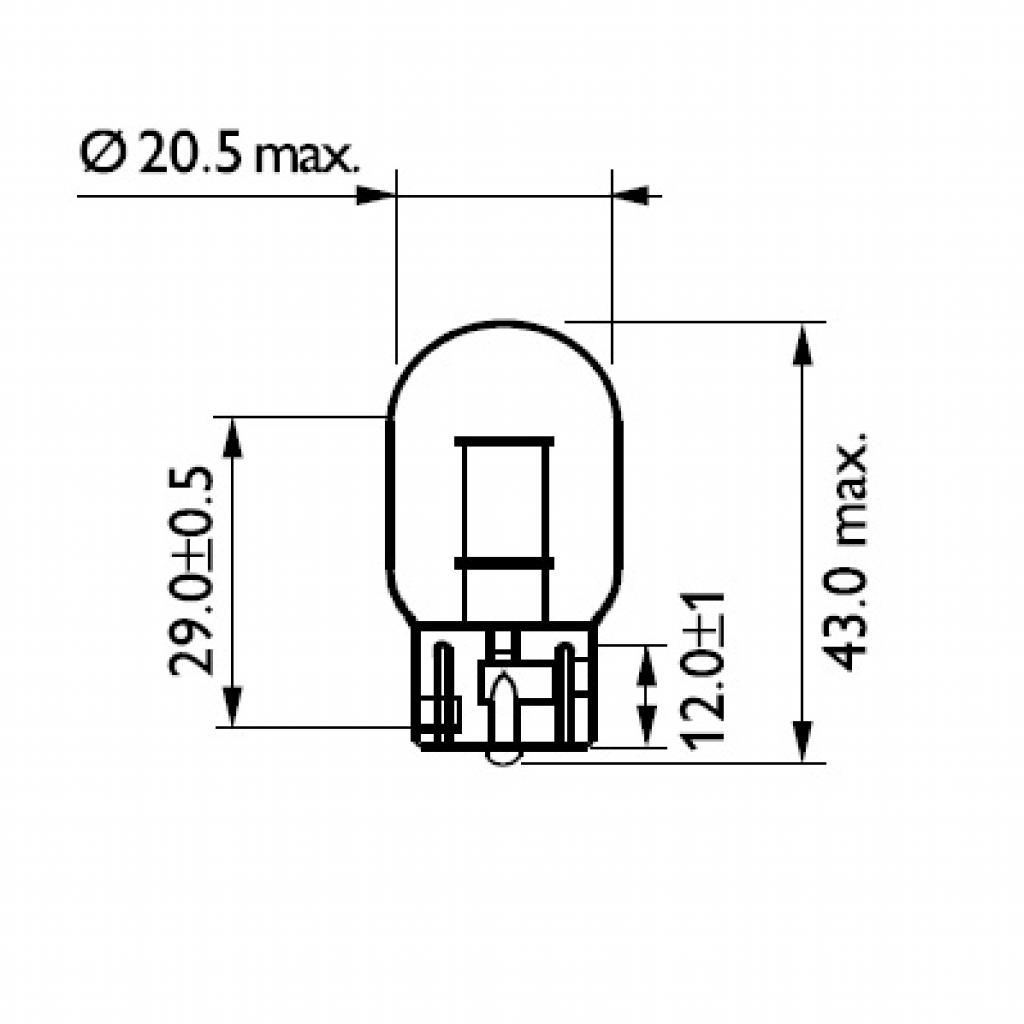 Автолампа Philips 21W (12071 B2) - зображення 3