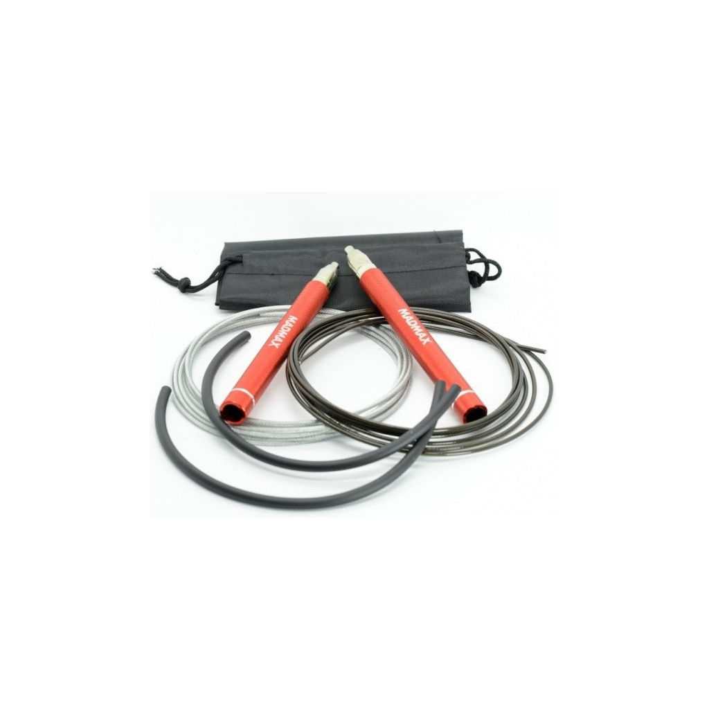 Скакалка MadMax MFA-286 Speed jump rope швидкісна Червона (MFA-286-RED-U) - зображення 2