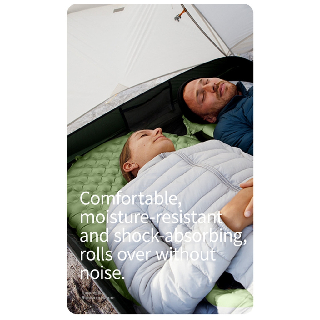 Туристичний килимок Naturehike CNK2450WS014 186х58х8 см зелений (6976023926808) - зображення 8