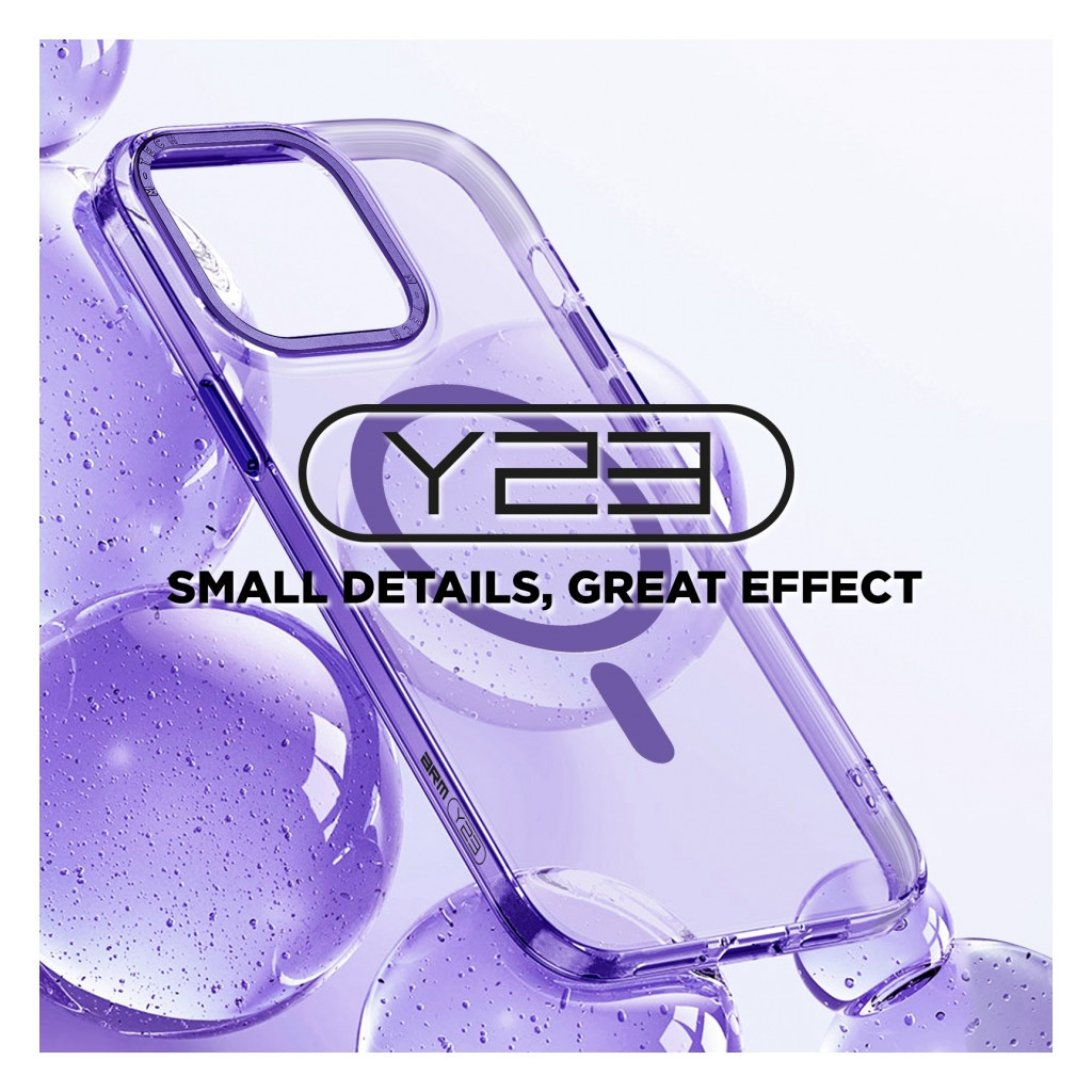 Чохол до мобільного телефона Armorstandart Y23 MagSafe Apple iPhone 15 Plus Transparent Purple (ARM68337) - зображення 2