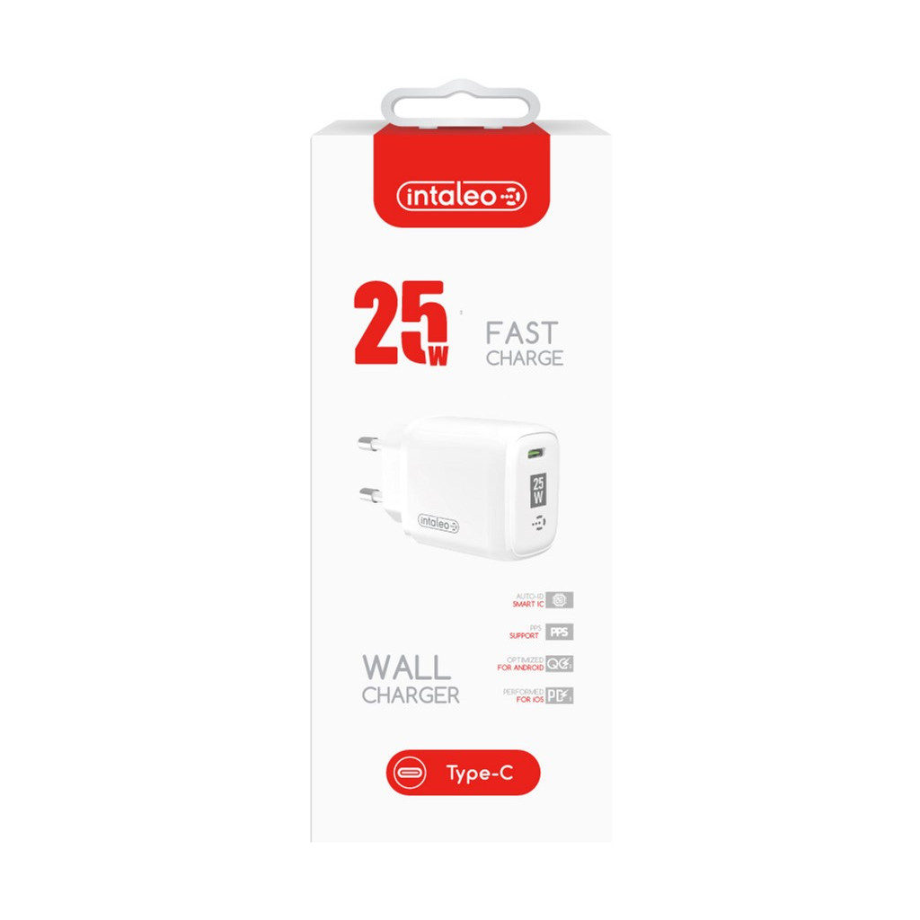 Зарядний пристрій Intaleo TCGQPD125 1хType-C 3A/25W QC/PD3.0 (1283126538827) - зображення 2