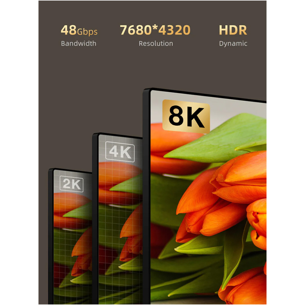 Кабель мультимедійний HDMI to HDMI 100.0m v2.1 AOC Cabletime (CA914555) - изображение 3