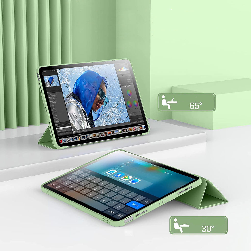 Чохол до планшета BeCover Tri Fold Soft TPU Silicone Xiaomi Mi Pad 6 / 6 Pro 11" Green (709671) - зображення 5