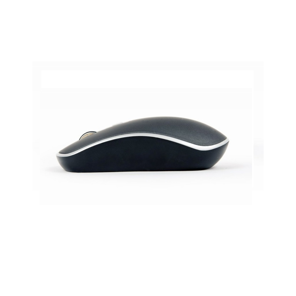 Мишка Gembird MUSW-4B-06-BS Wireless Black-Silver (MUSW-4B-06-BS) - зображення 3