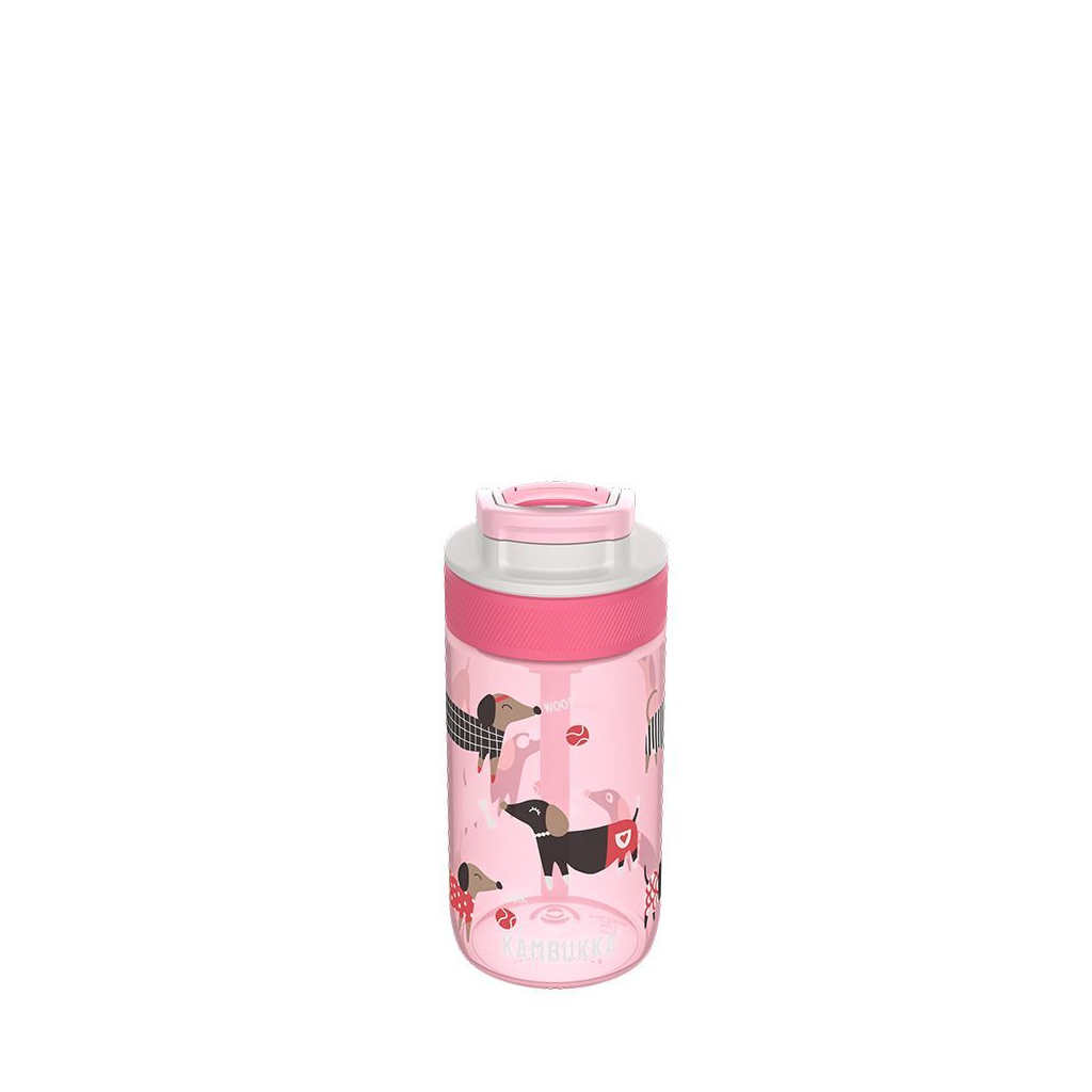 Пляшка для води Kambukka Lagoon kids Diva Dogs 400 мл рожева (11-04056) - зображення 3