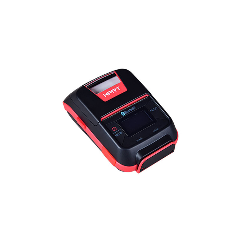 Принтер чеків HPRT HM-E200 мобільний, Bluetooth, USB, червоний+чорний (14657) - зображення 3