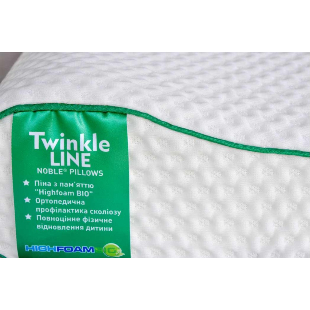 Подушка Highfoam дитяча ортопедична Noble Twinkle Air 49 х 32 х 10.5 см (4820000883696) - зображення 7