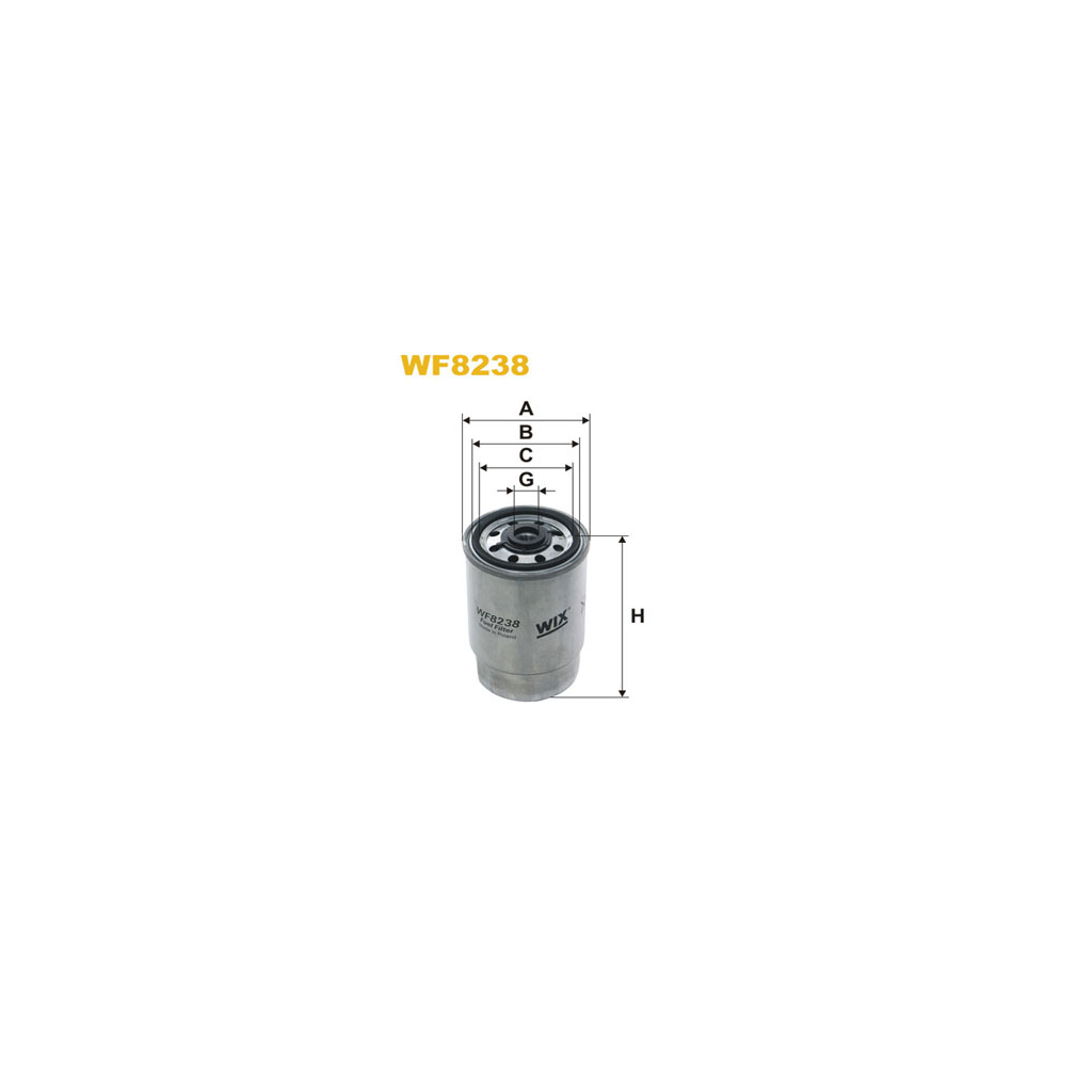 Фільтр паливний Wixfiltron WF8238 - зображення 1