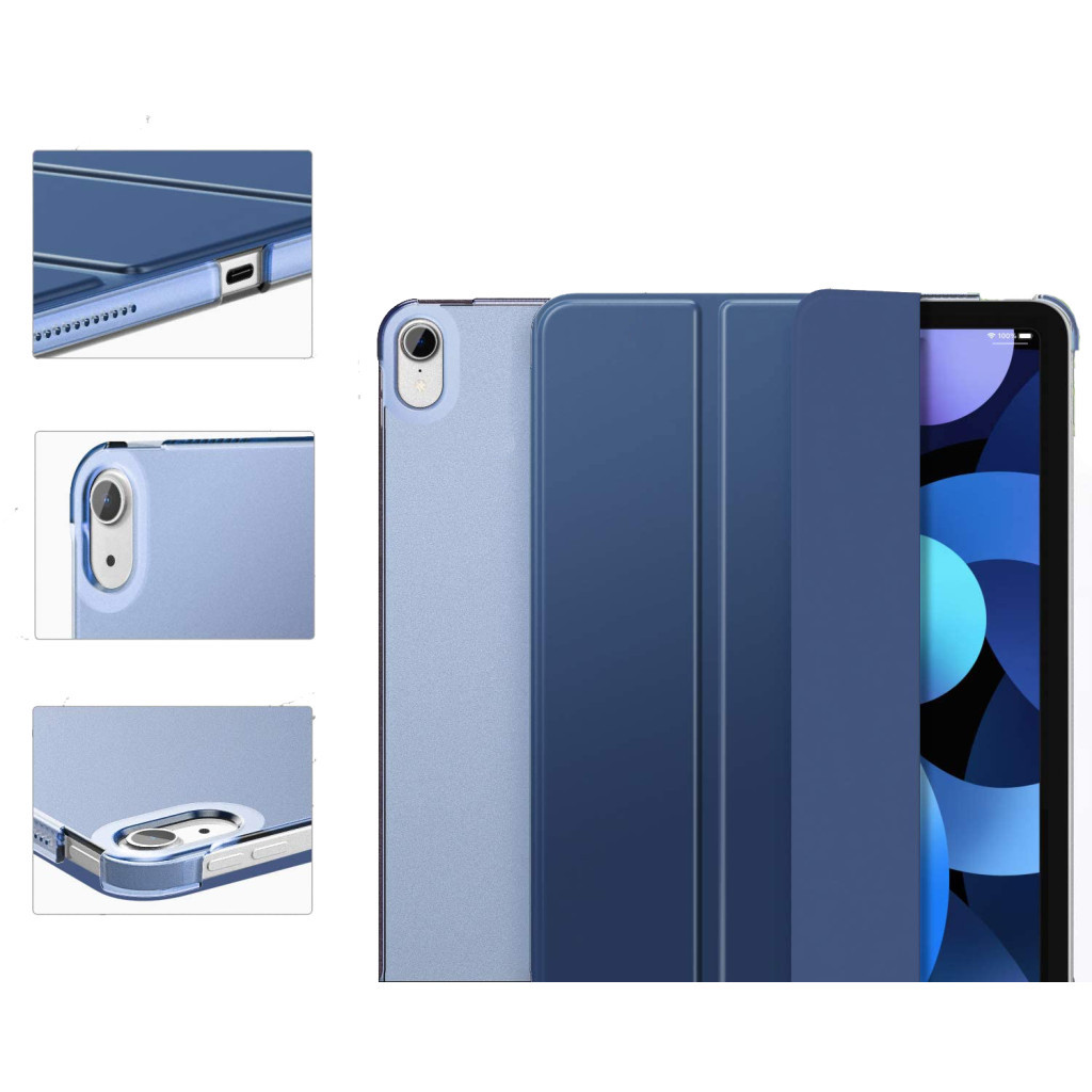Чохол до планшета BeCover Smart Case Apple iPad Air 10.9 2020/2021 Deep Blue (705488) - зображення 3