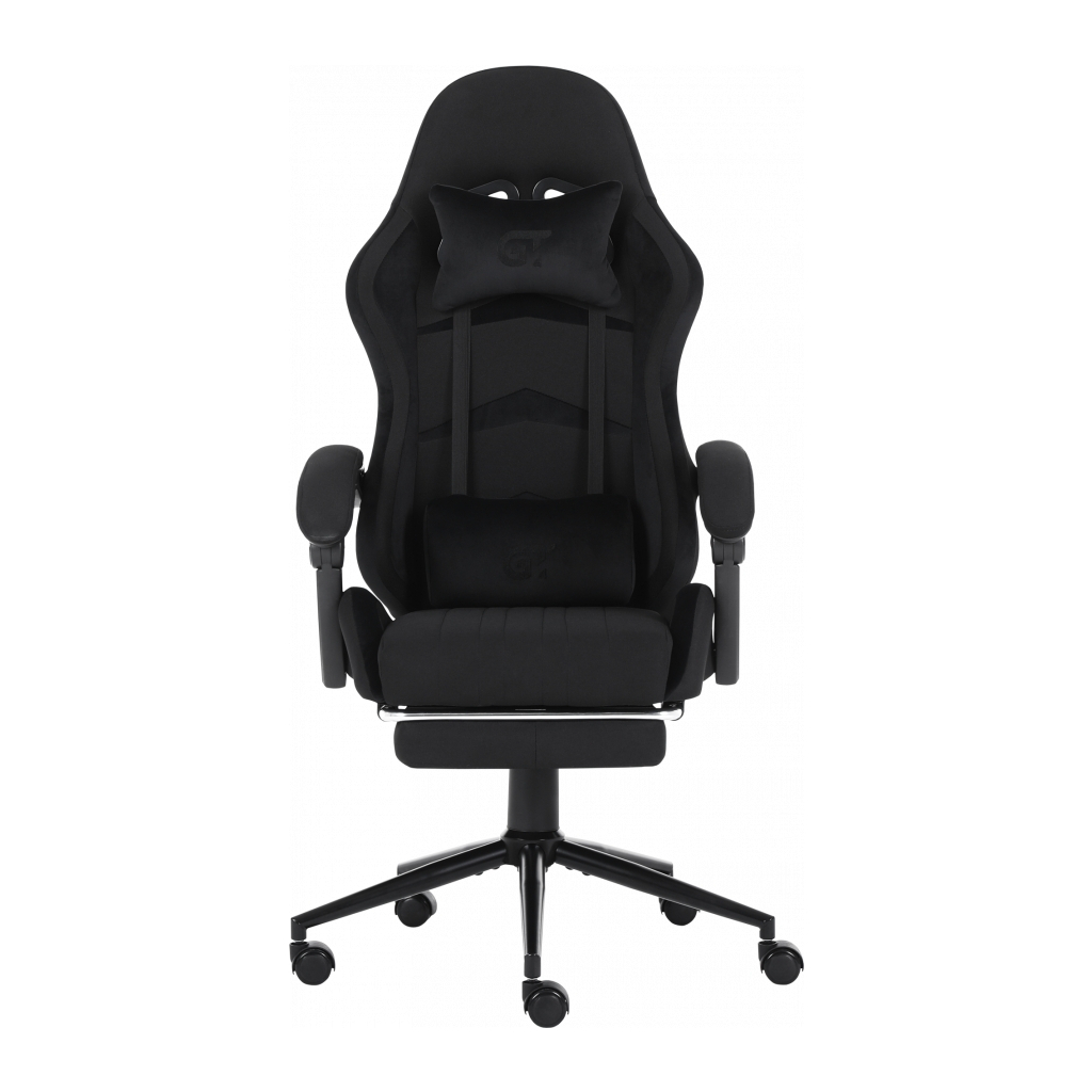 Крісло ігрове GT Racer X-2324 Black Suede (X-2324 Fabric Black Suede) - зображення 2