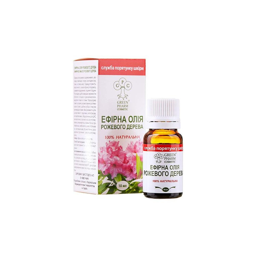Ефірна олія ГРІН ФАРМ КОСМЕТИК Масло эфирное розового дерева 10 мл - изображение 1