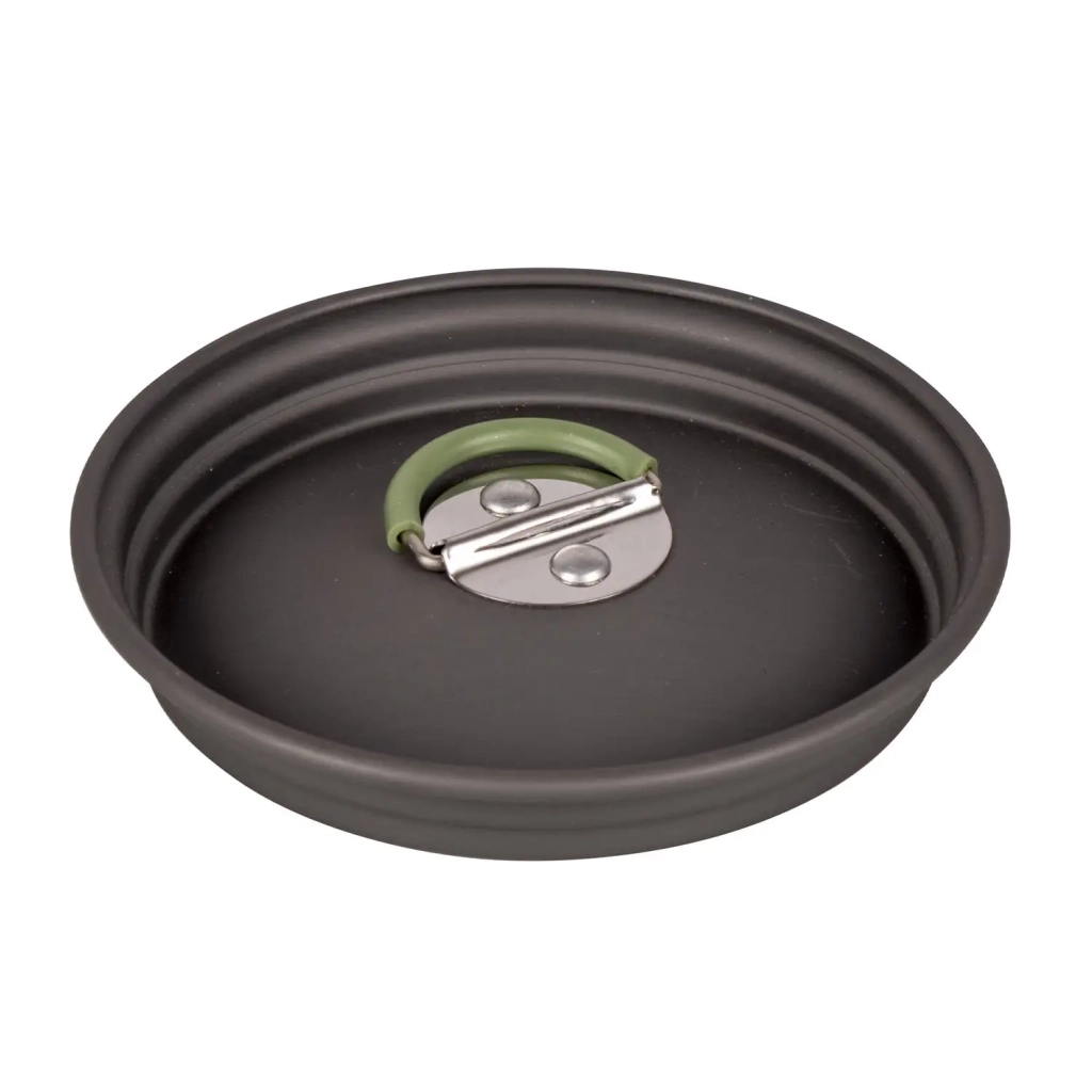 Набір туристичного посуду Bo-Camp Explorer 2 Pieces Hard Anodized Anthracite/Green (2200240) - зображення 7