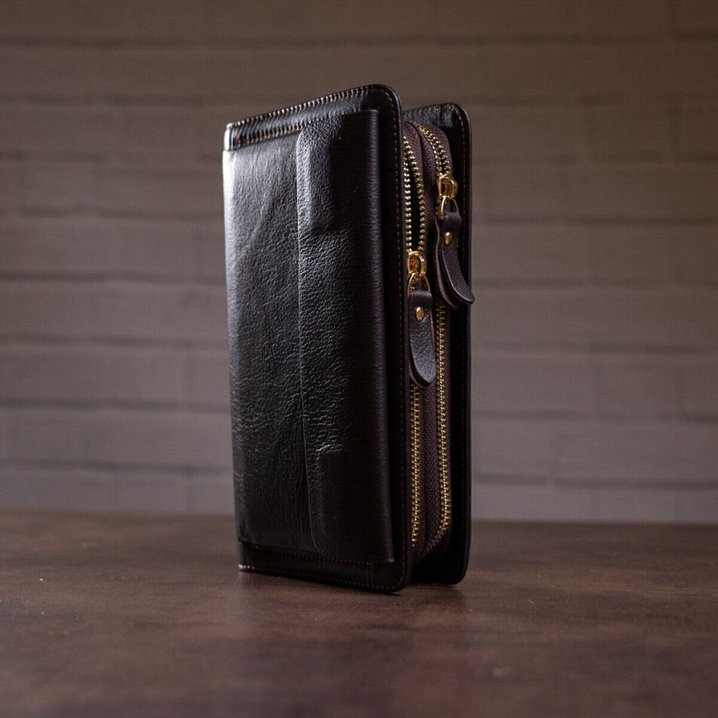 Сумка Vintage З ремінцем на руку Коричнева (14915) - зображення 10