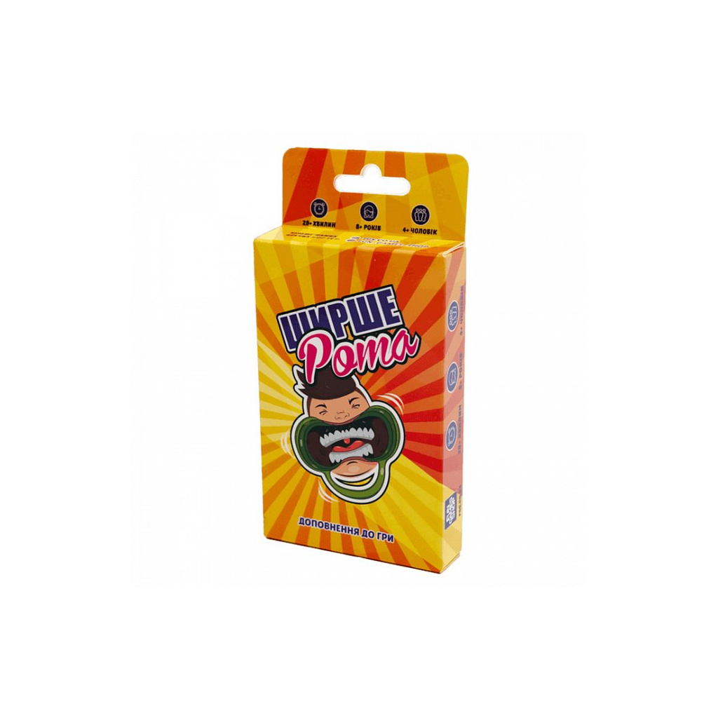Настільна гра Fun Games Shop Ширше Рота: Доповнення до гри (Watch Ya'' Mouth: Expansion) (укр.) (FGS59) - зображення 1