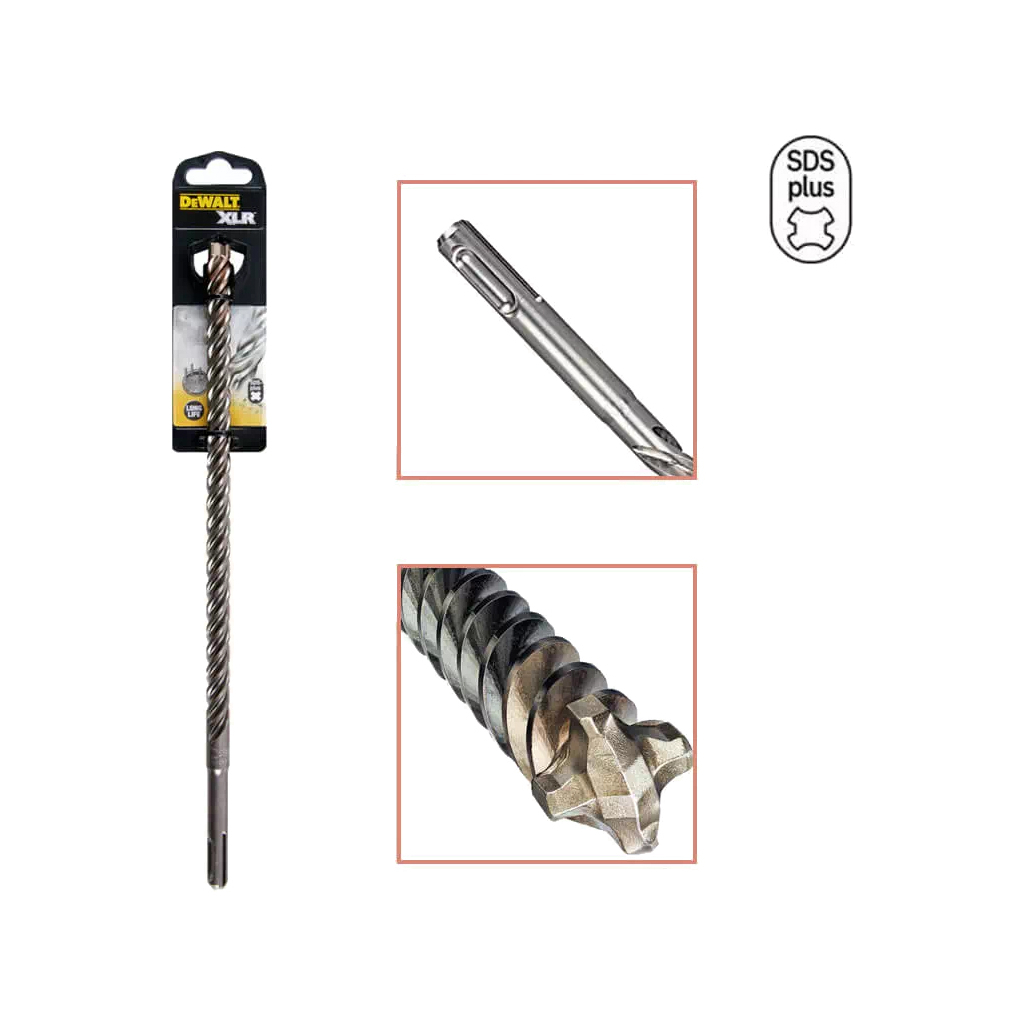 Бур DeWALT SDS-Plus, XLR, 4 кромки, 10x160x100 мм (DT8928) - зображення 1
