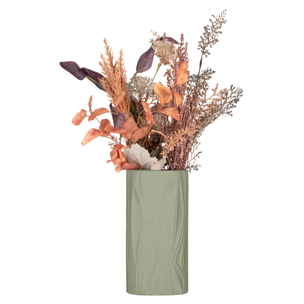 Ваза Ardesto Liguria, 12.2х24см, порцеляна, зелений (AR3805O) - зображення 2