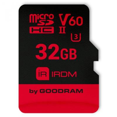 Карта пам'яті Goodram 32GB microSDHC UHS II V60 U3 IRDM (IR-M6BA-0320R11) - зображення 1