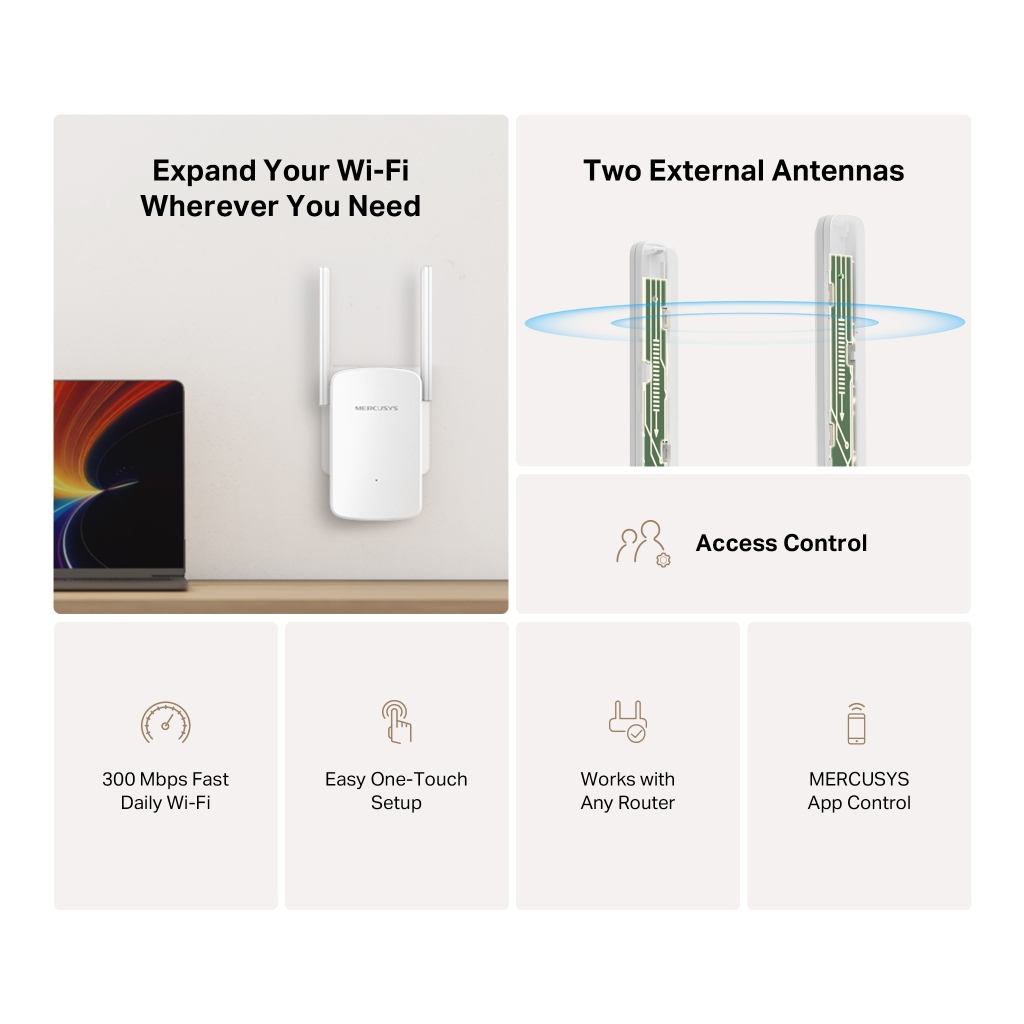 Ретранслятор Mercusys ME12 - изображение 4