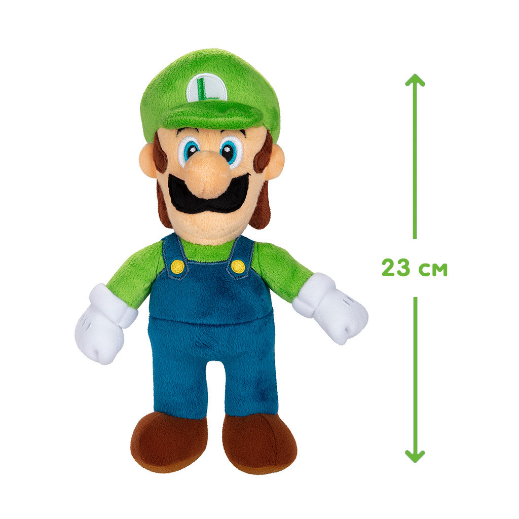 М'яка іграшка Super Mario Луїджі 23 см (40987i-GEN) - зображення 5
