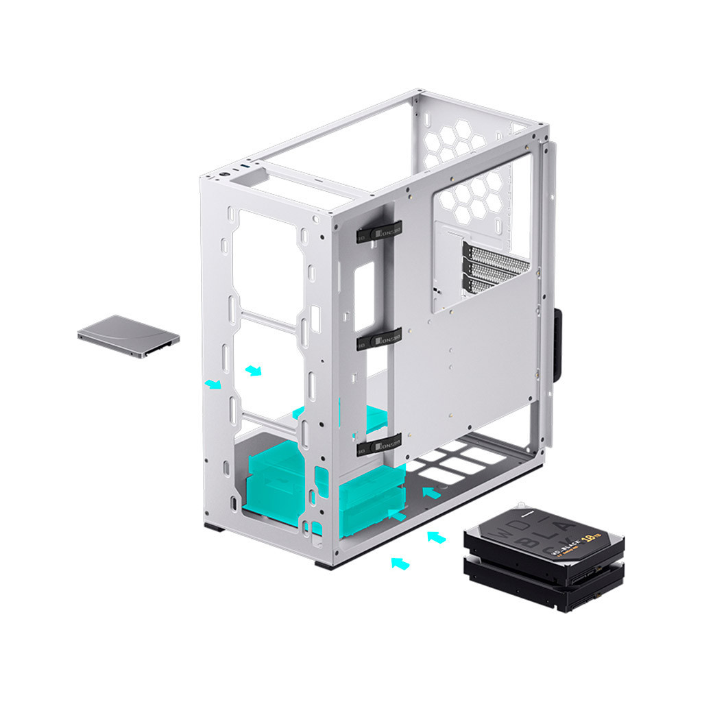 Корпус JONSBO VR4 White - зображення 10