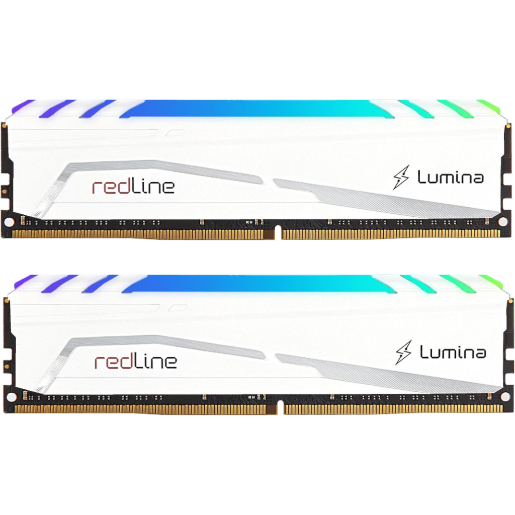 Модуль пам'яті для комп'ютера DDR5 64GB (2x32GB) 6000 MHz Redline RGB White Mushkin (MLB5C600AFFP32GX2) - зображення 1