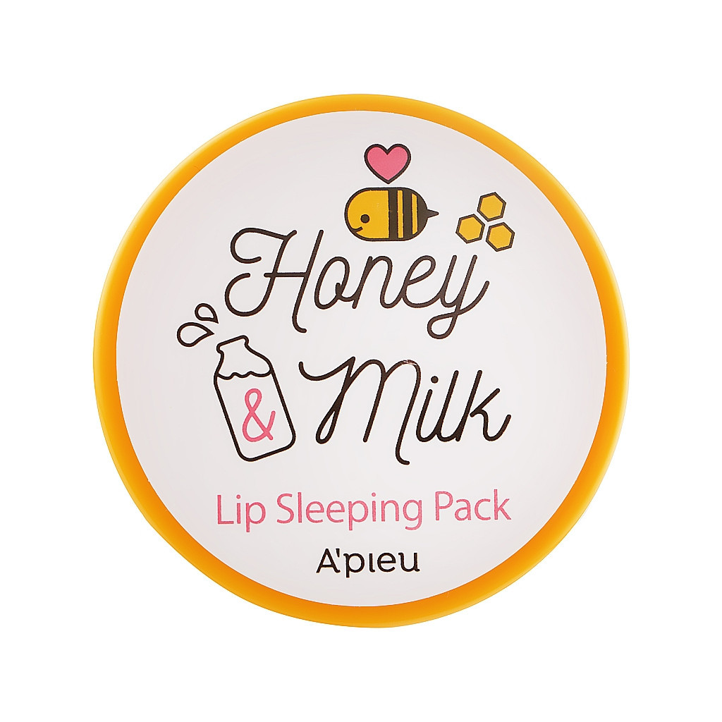 Маска для обличчя A'pieu Honey Milk Lip Sleeping Pack для губ 6.7 г (8806185745413) - зображення 1