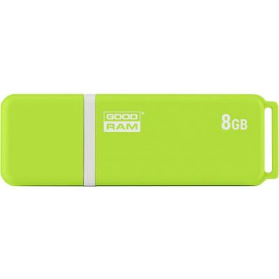 USB флеш накопичувач Goodram 8GB UMO2 Green USB 2.0 (UMO2-0080G0R11) - зображення 1